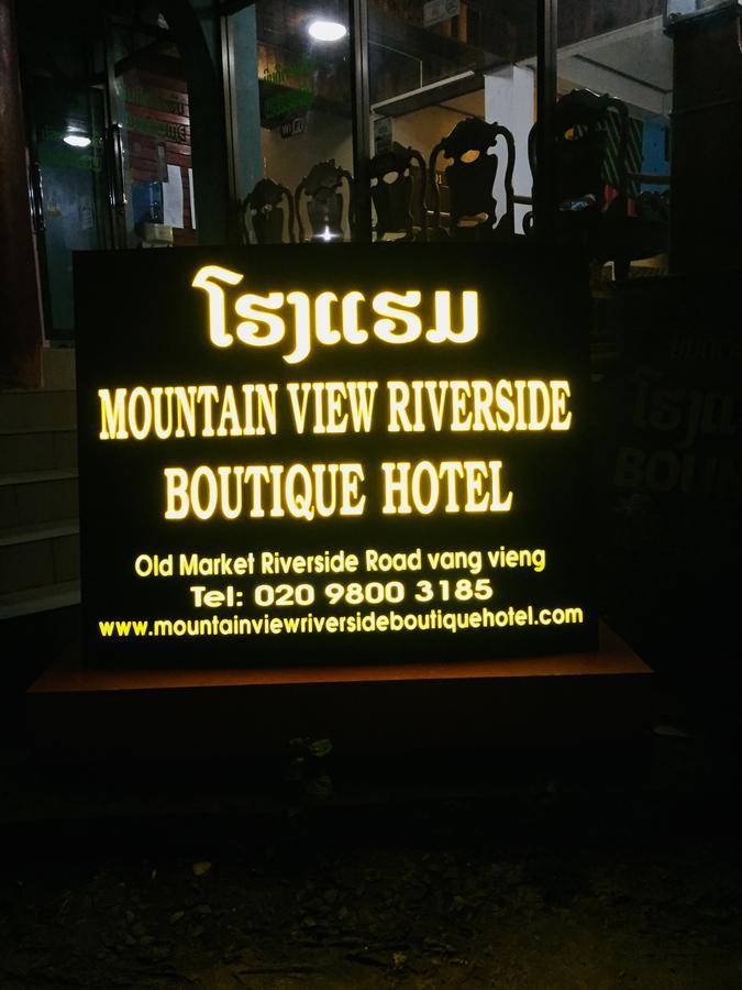 Mountainview Riverside Boutique Hotel Vang Vieng Eksteriør billede