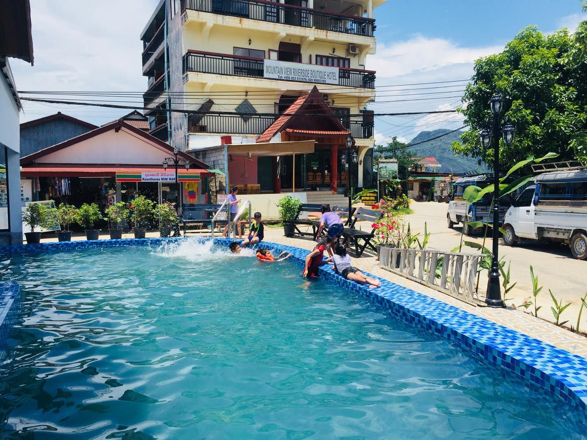 Mountainview Riverside Boutique Hotel Vang Vieng Eksteriør billede
