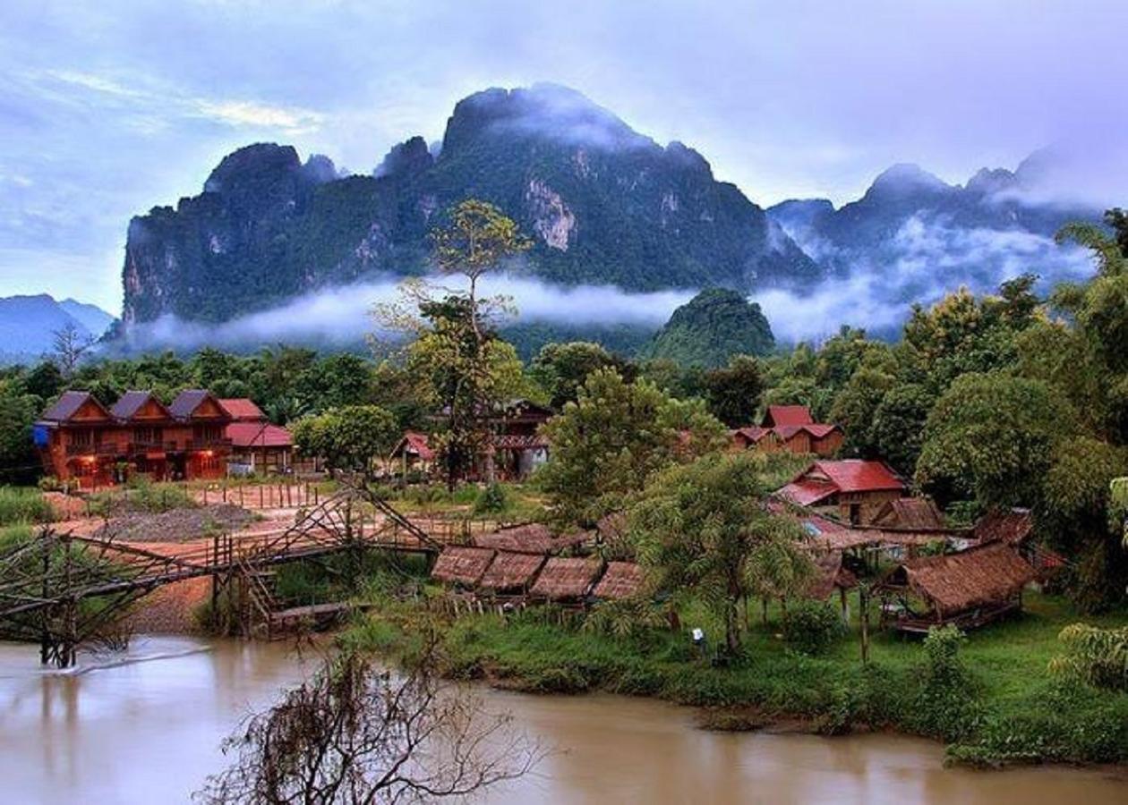 Mountainview Riverside Boutique Hotel Vang Vieng Eksteriør billede